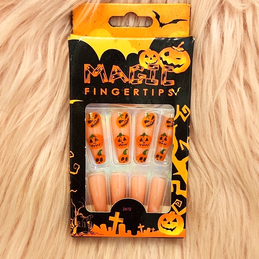 Brand New MAGIC FINGERTIPS HOLIDAY INSPIRED False Nails-XL